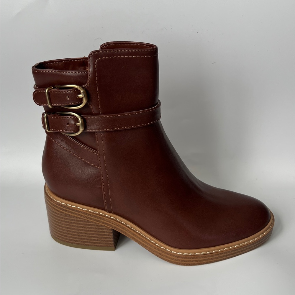 Marc Fisher Women's Casual Classic Chestnut Ankle Booties - 5 1/2 - Picture 3 of 11
